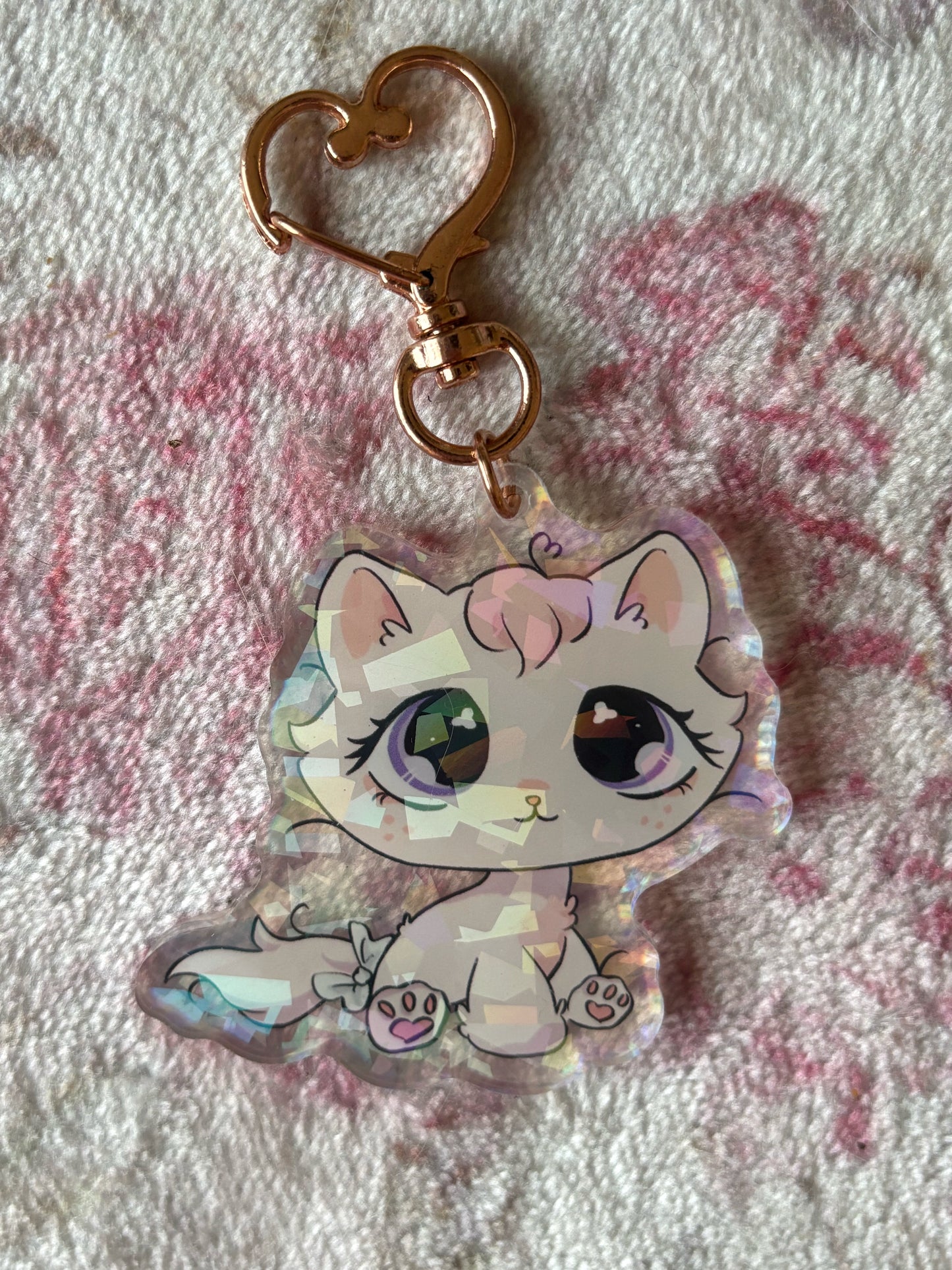 LPS Bon Bon Cat Keychain