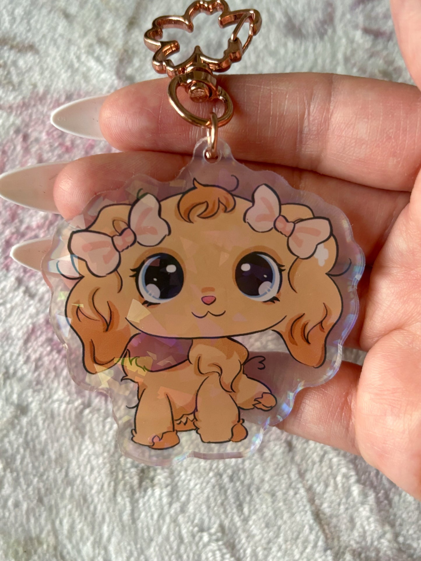 LPS Cocker Spaniel Keychain