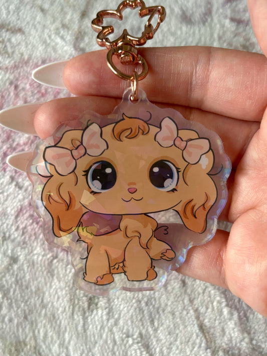 LPS Cocker Spaniel Keychain