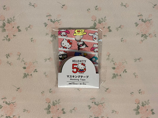 Hello Kitty 50Th Anniversary Sanrio Masking Tape