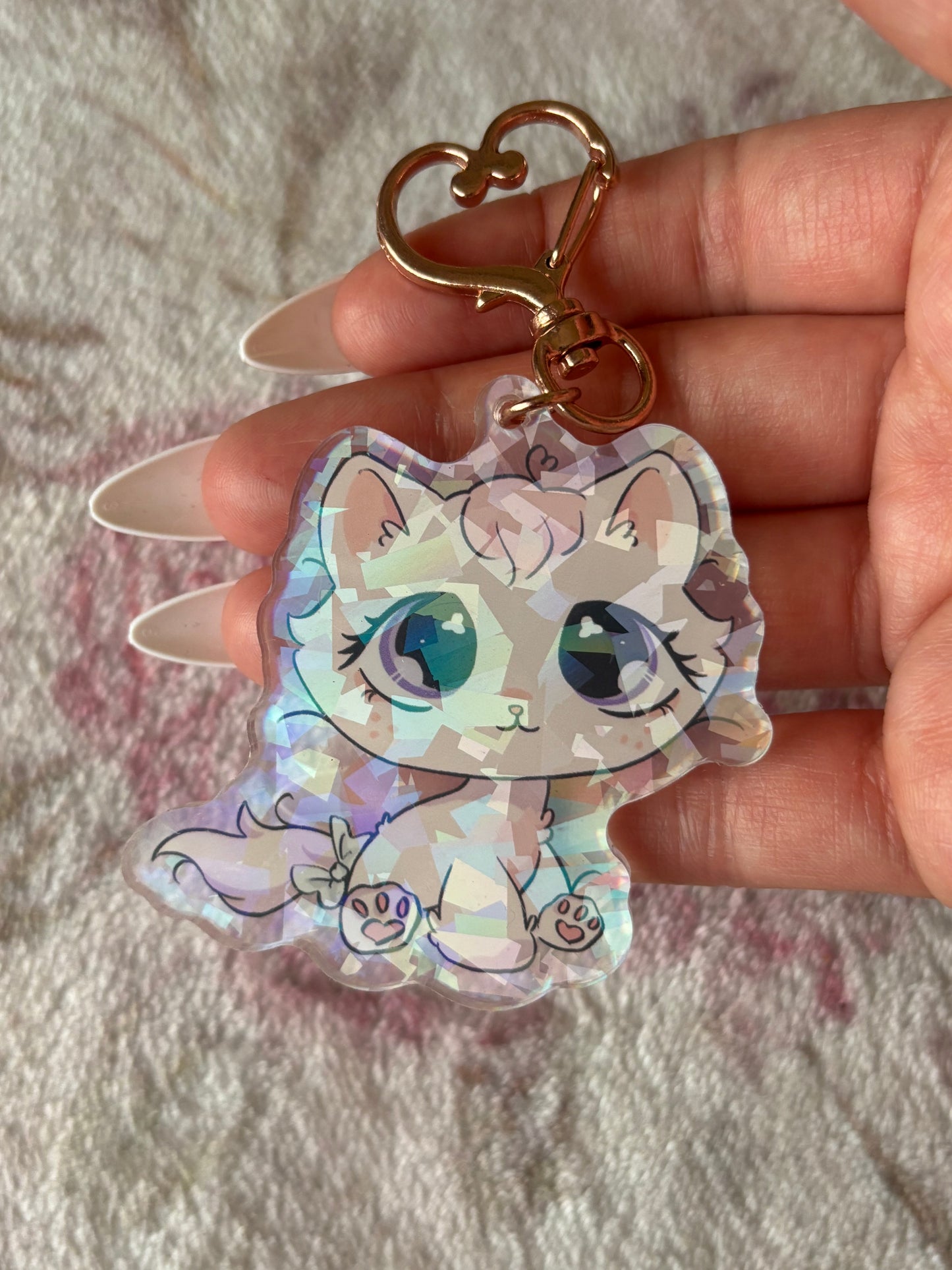 LPS Bon Bon Cat Keychain