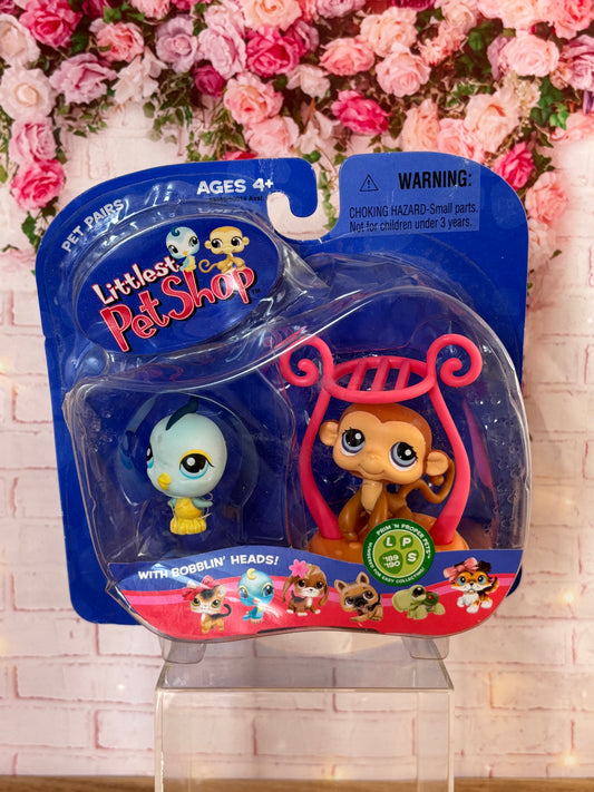 LPS Monkey & Parakeet #189 #190 NIB