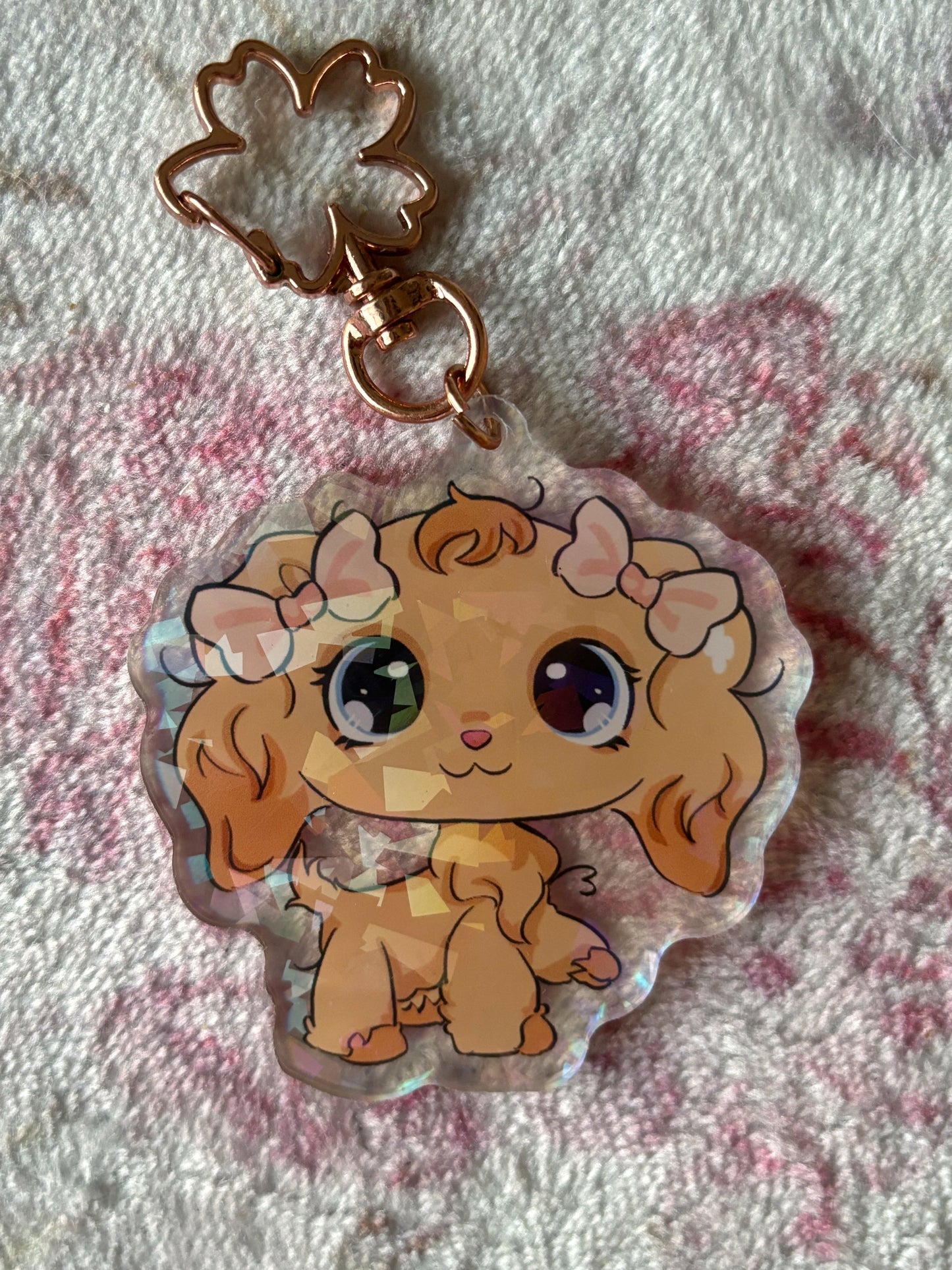 LPS Cocker Spaniel Keychain
