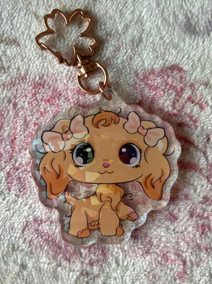 LPS Cocker Spaniel Keychain
