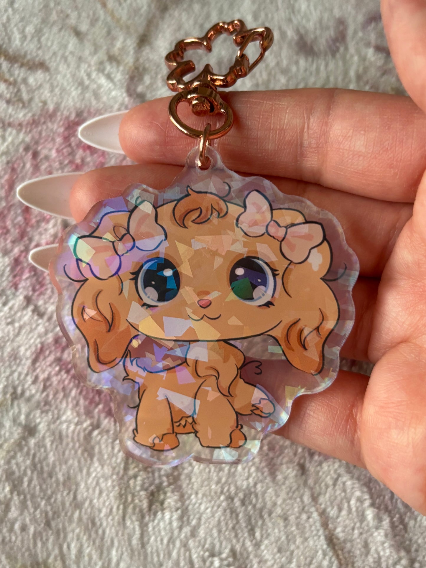 LPS Cocker Spaniel Keychain