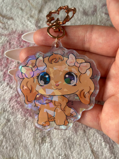 LPS Cocker Spaniel Keychain
