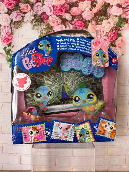 LPS Postcard Peacock #1069 NIB