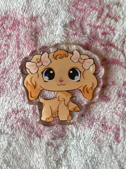 LPS Cocker Spaniel Fridge Magnet
