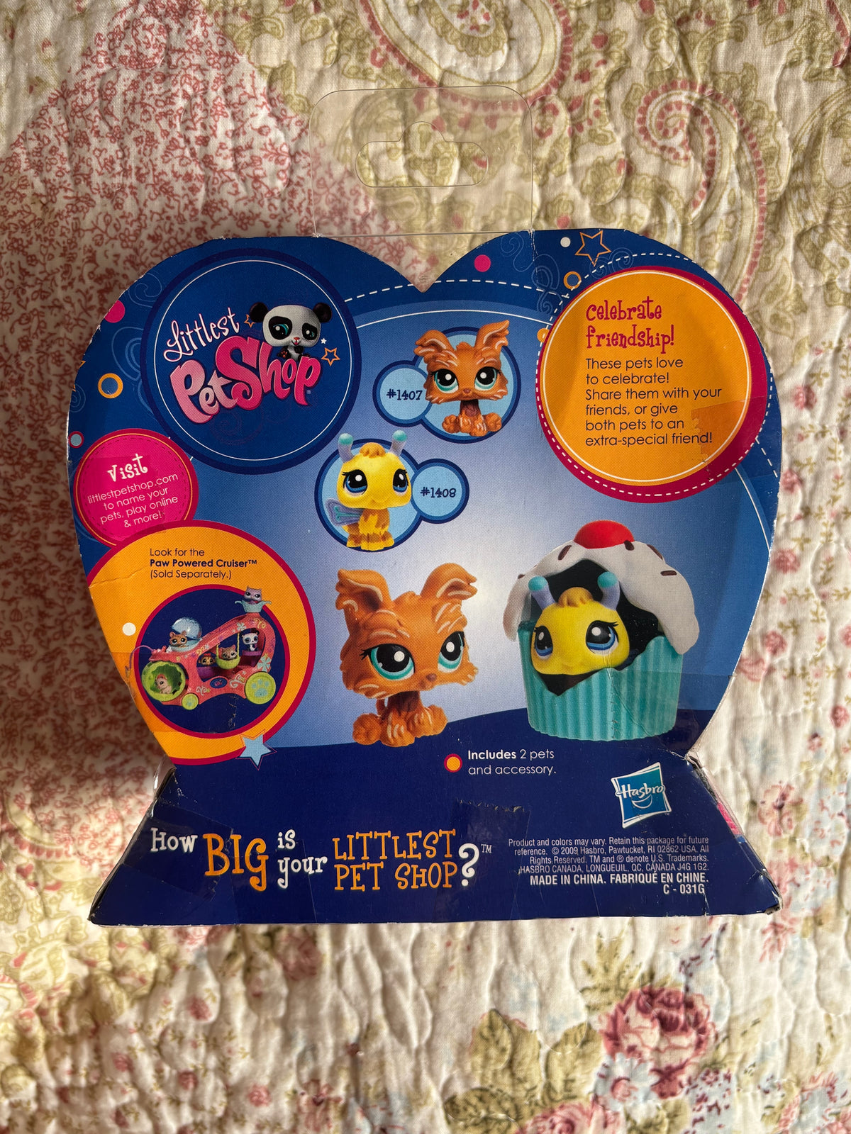 LPS Yorkie and Bee NIB